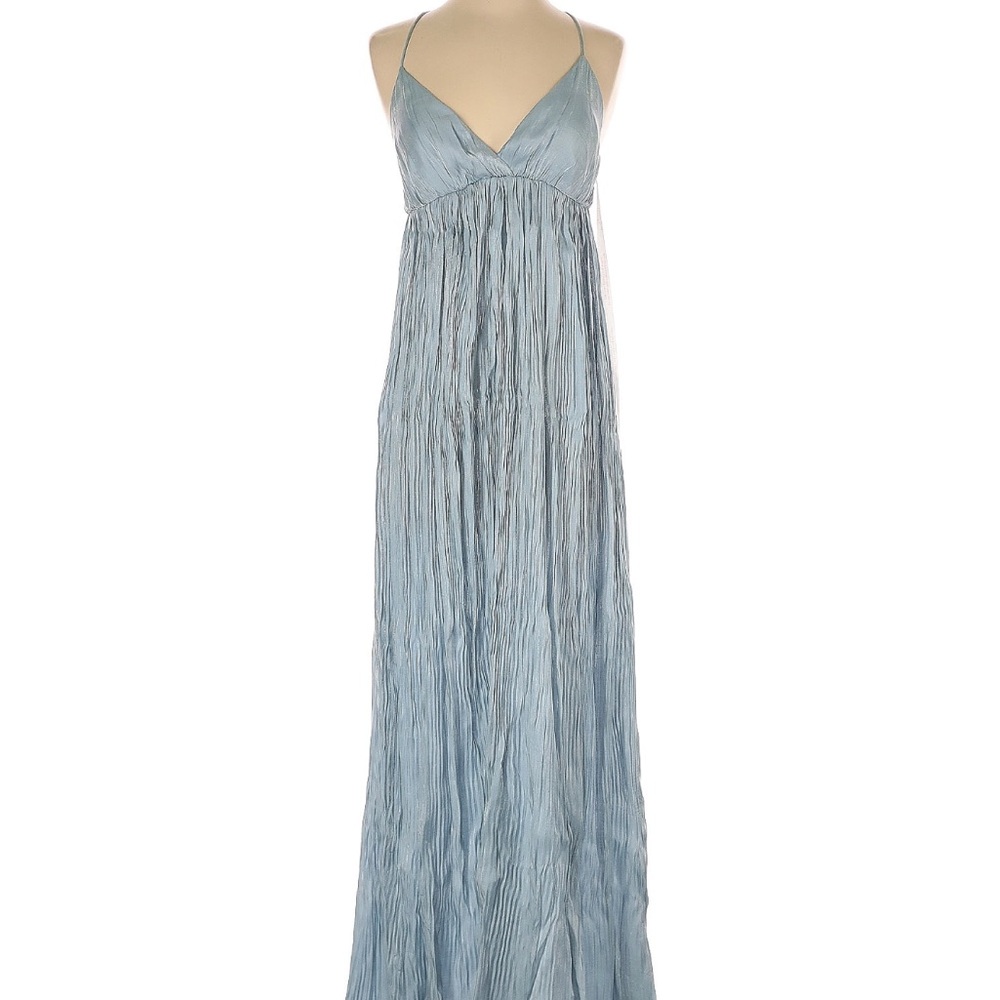 Missguided Light Blue Maxi Dress